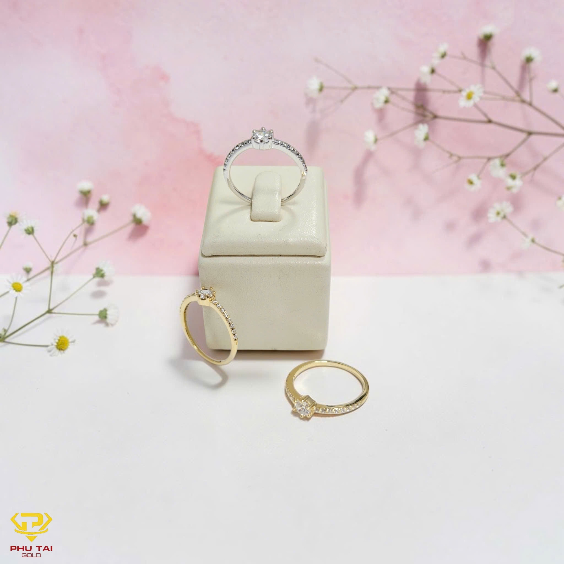 Nhẫn nữ vàng tây (mã NN 18107)
